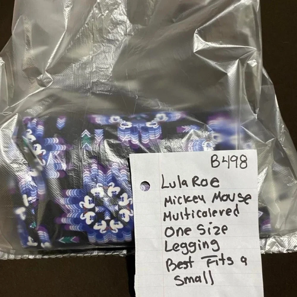 LulaRoe leggings multicolor legging one size best fits à teen (14-16). SKU-B498
